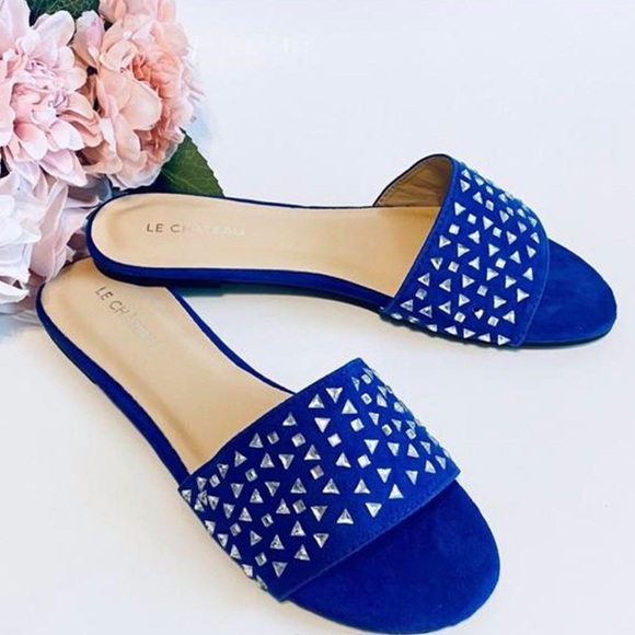 Le Chateau Bedazzled Slippers - Picture 2 of 3